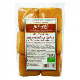 Naturgold bio tönköly mézeskalács keksz (ribiszke lekvárral) 100g