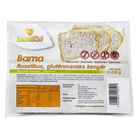 Love Diet rusztikus barna kenyér gluténmentes 235g