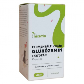 Netamin fermentált vegán Glükozamin+Kitozán kapszula 90db