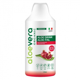 Alveola aloe vera organic prémium ital gránátalmával 1000ml