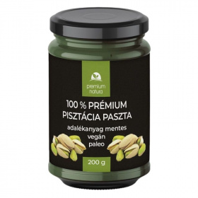 Premium Natura 100% mentes természetes pisztácia paszta 200g