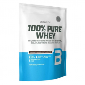 BioTechUSA 100% Pure Whey (kókusz-csokoládé) tejsavó fehérjepor 1000g