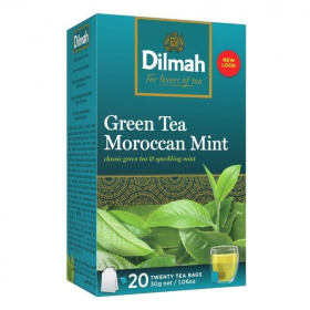 Dilmah zöld tea moroccan mentás 20db