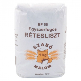 Szabó Malom egyszerfogós BF-55 rétesliszt 1000g