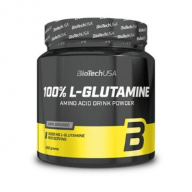 BioTechUSA 100% l-glutamine ízesítés nélküli italpor 240g