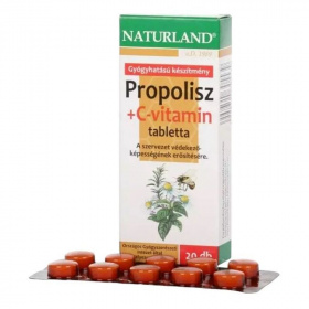 Naturland Propolisz + C-vitamin tabletta 20db