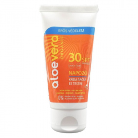 Alveola aloe vera eredeti SPF30 napozó krém arcra és testre 50ml