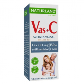 Naturland vas+c vitamin szirup 150ml