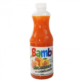 Bambi Light gyümölcs szörp sárgabarack 1000ml