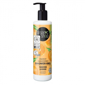 Organic Shop Mandarin Vihar ébresztő tusfürdő bio mandarin és mangó kivonattal 280ml