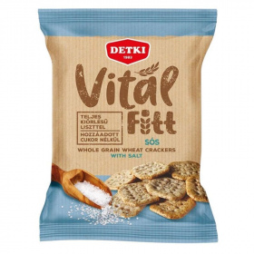 Detki vitál fitt teljeskiőrlésű kréker (sós) 100g