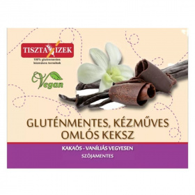 Tiszta Ízek kakaó-vanília keksz gluténmentes 180g