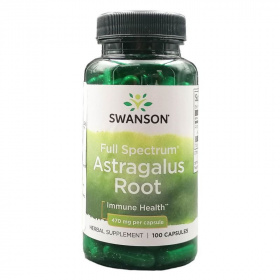 Swanson Astragalus root (kínai csüdfű) 470mg kapszula 100db