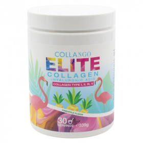 Collango Elite Collagen + Hyaluronic Acid por (trópusi gyümölcs ízű) 339g