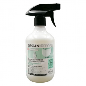 Organic People öko ablak- és tükörtisztító spray (bio fermentált fehér teával) 500ml