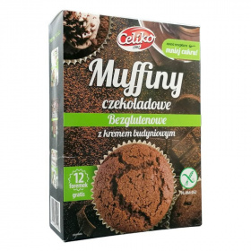 Celiko muffin lisztkeverék (étcsokoládé darabokkal és pudinggal) 310g