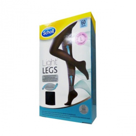 Scholl Light Legs Black 60 DEN L kompressziós harisnya 1db