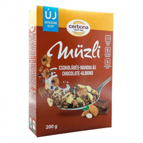 Cerbona müzli (csokoládés-mandulás) 200g