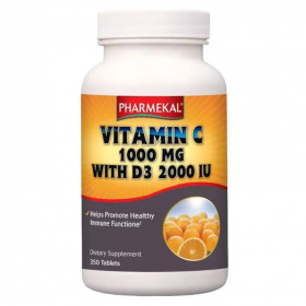 Pharmekal C 1000mg + D3-2000IU complex tabletta 350db