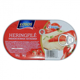 Losos heringfilé (paradicsomszószban) 175g