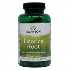 Swanson Licorice Root (Édesgyökér) 450mg kapszula 100db