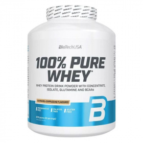 BioTechUSA 100% Pure Whey (karamell-cappuccino) tejsavó fehérjepor 2270g