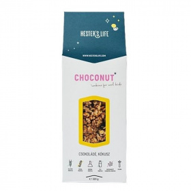 Hesters life choconut cookies csokoládés kókuszos gabonapehely 320g