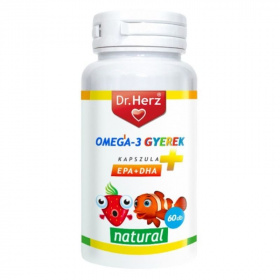 Dr. Herz Omega-3 Gyermek lágyzselatin kapszula 60db