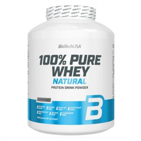 BioTechUSA 100% Pure Whey (ízesítetlen) tejsavó fehérjepor 2270g