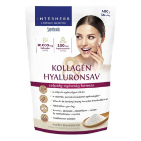 Interherb kollagén&hyaluron italpor natúr 400g