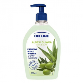 On Line folyékony krémszappan aloe vera és olíva 500ml