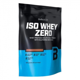 BioTechUSA Iso Whey Zero (banán) tejsavó fehérjepor 500g