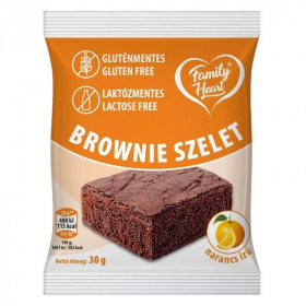 Family Heart brownie szelet narancsos 30g