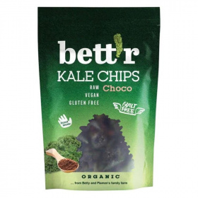 Bettr Bio Fodros kelkáposzta chips csokoládé&mandula 30g