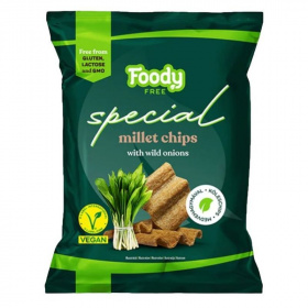 Foody Free gluténmentes special köles chips medvehagymával 45g