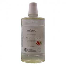 Bio2you natúr szájvíz (sensitive aloe vera, homoktövis, mentaolaj és zsálya kivonattal) 500ml