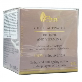 Ava anti-aging fiatalság aktivátor retinol és c-vitamin hatóanyagú arckrém 50ml