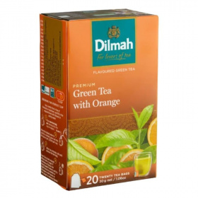 Dilmah zöld tea narancs 20db