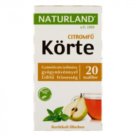 Naturland körte-citromfű gyümölcstea 20db