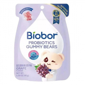 Biobor gumicukor probiotikus szőlő 45g