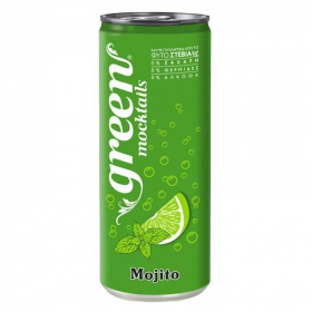 Green Mocktails mojito ízű üdítőital steviával 330ml