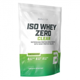 BioTechUSA Iso Whey Zero Clear (lime) tejsavó fehérjepor 1000g