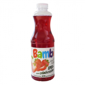 Bambi Light gyümölcs szörp eper 1000ml