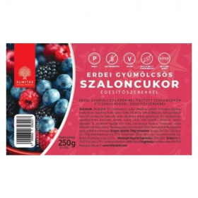 Almitas szaloncukor erdei gyümölcsös krémmel 250g