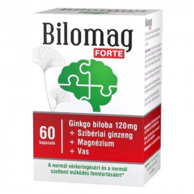 Bilomag forte 120mg gingko biloba kivonatot tartalmazó étrend-kiegészítő kapszula 60db