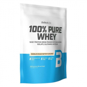 BioTechUSA 100% Pure Whey (csokoládé-mogyoróvaj) tejsavó fehérjepor 1000g