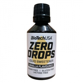 BioTechUSA Zero Drops (vanília) ízesítőcsepp 50ml