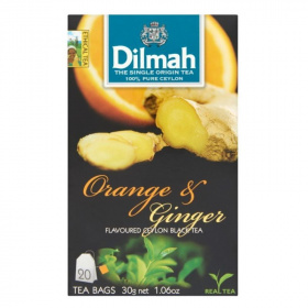 Dilmah fekete tea narancs-gyömbér 20db