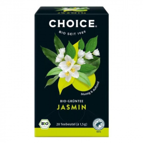 Choice bio zöld tea jázmin filteres 20db, 30g