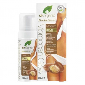 Dr.Organic Moroccan Glow Önbarnító hab -medium 150ml